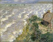 Claude Monet Rising Tide at Pourville (Maree montantea Pourville) France oil painting reproduction